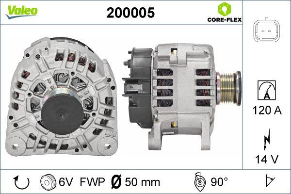 Valeo 200005 - Генератор unicars.by