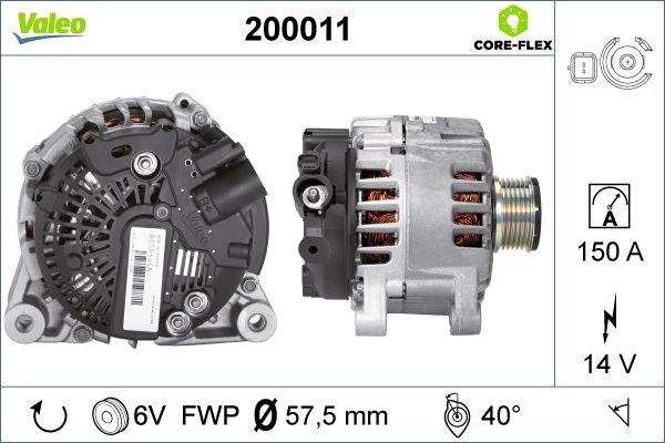 Valeo 200011 - Генератор unicars.by