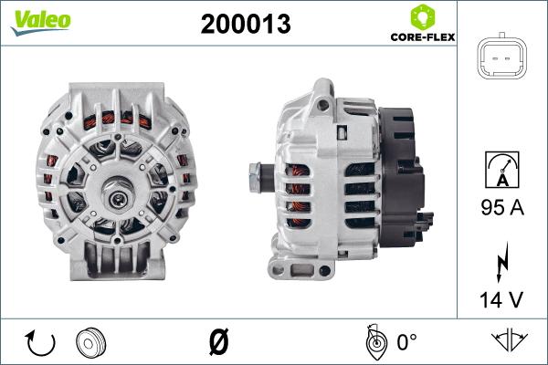 Valeo 200013 - Генератор unicars.by