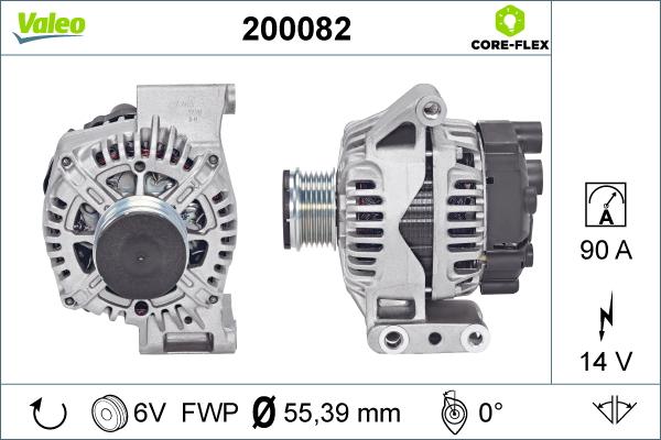 Valeo 200082 - Генератор unicars.by