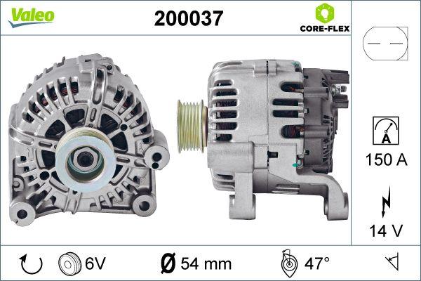 Valeo 200037 - Генератор unicars.by