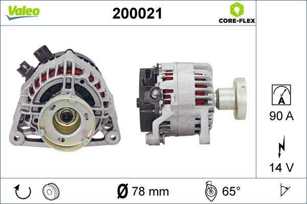 Valeo 200021 - Генератор unicars.by