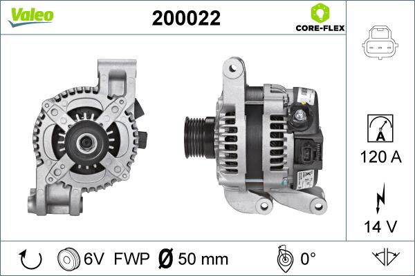 Valeo 200022 - Генератор unicars.by