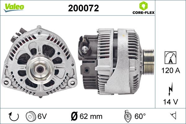 Valeo 200072 - Задний габаритный огонь unicars.by