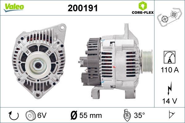 Valeo 200191 - Генератор unicars.by