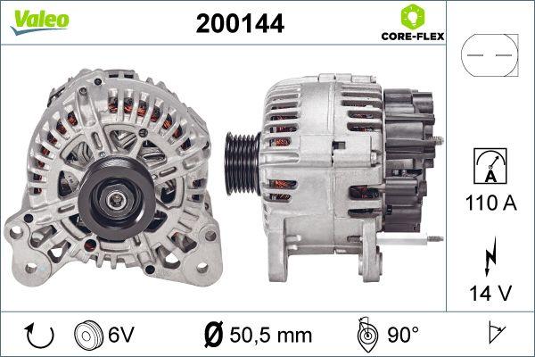 Valeo 200144 - Генератор unicars.by