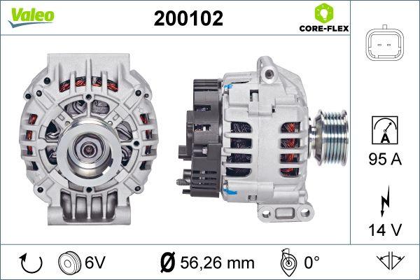 Valeo 200102 - Генератор unicars.by