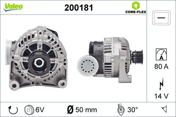 Valeo 200181 - Генератор unicars.by