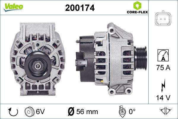 Valeo 200174 - Генератор unicars.by