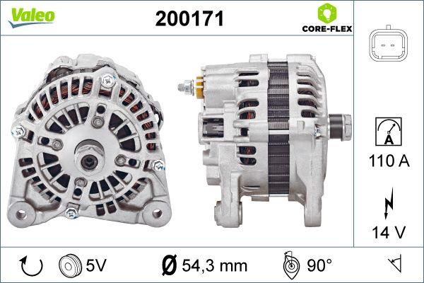 Valeo 200171 - Генератор unicars.by