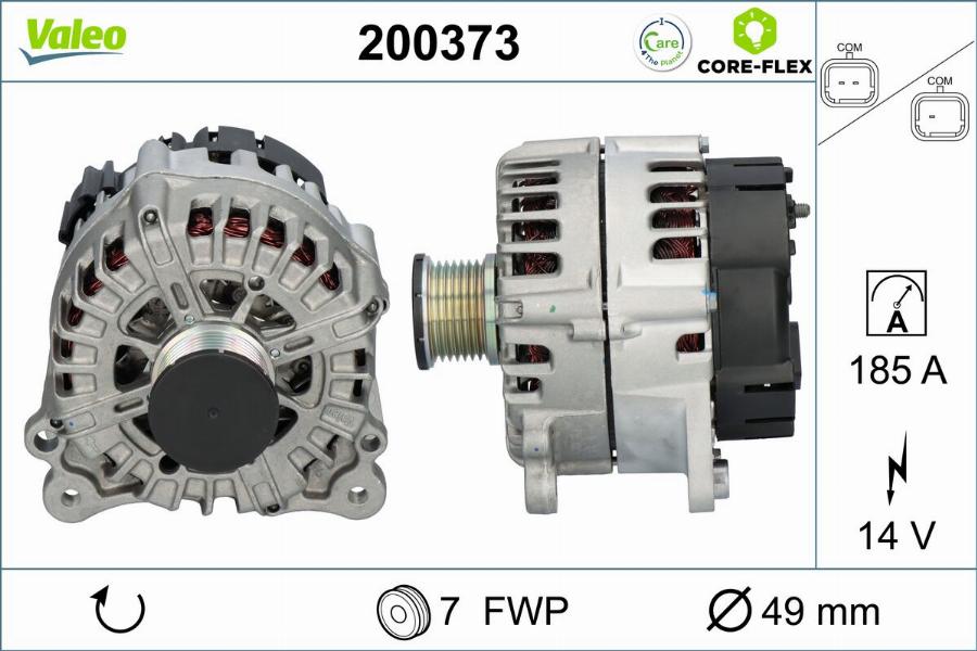 Valeo 200373 - Генератор unicars.by