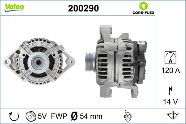 Valeo 200290 - Генератор unicars.by