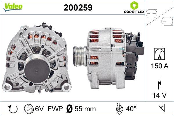 Valeo 200259 - Генератор unicars.by