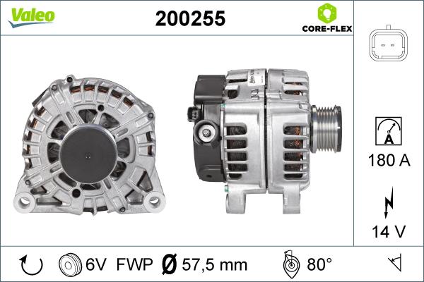 Valeo 200255 - Генератор unicars.by