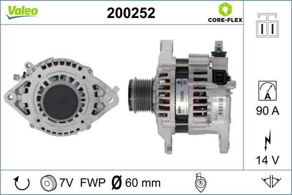 Valeo 200252 - Генератор unicars.by