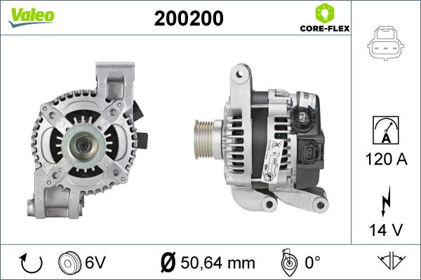 Valeo 200200 - Генератор unicars.by