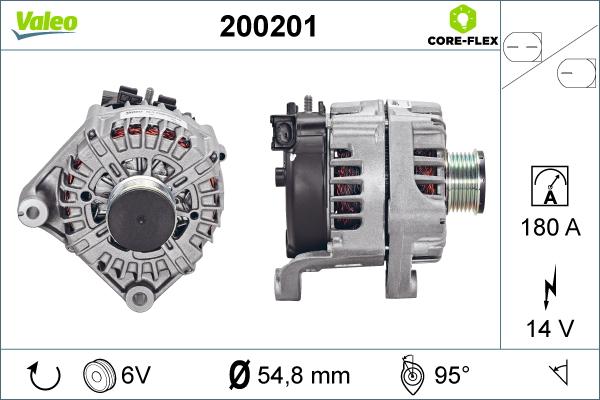 Valeo 200201 - Генератор unicars.by