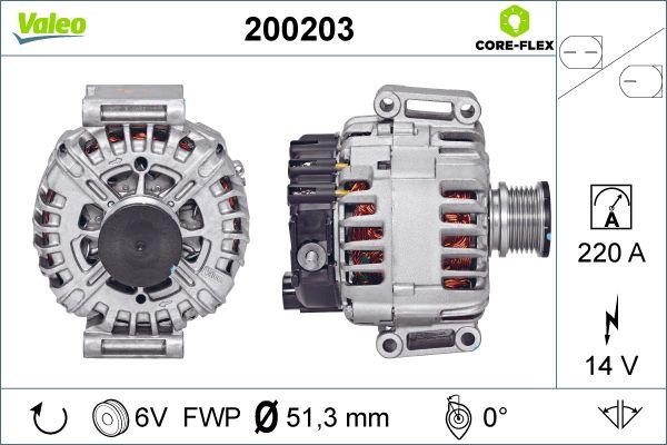 Valeo 200203 - Генератор unicars.by