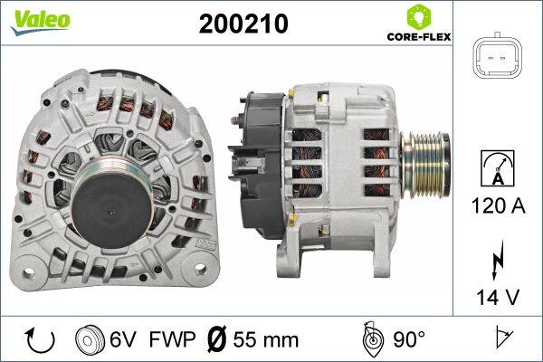 Valeo 200210 - Генератор unicars.by