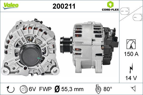 Valeo 200211 - Генератор unicars.by