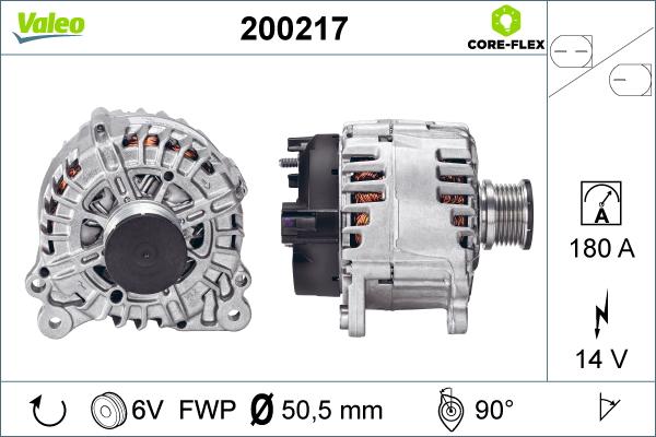 Valeo 200217 - Генератор unicars.by