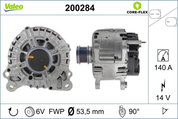 Valeo 200284 - Генератор unicars.by