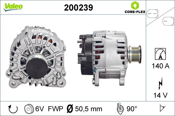 Valeo 200239 - Генератор unicars.by