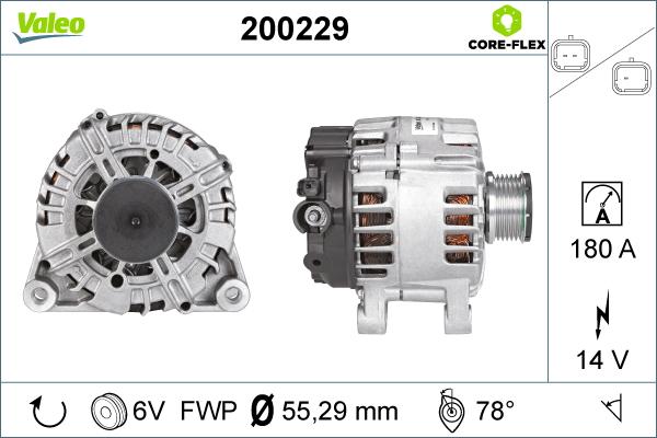 Valeo 200229 - Генератор unicars.by