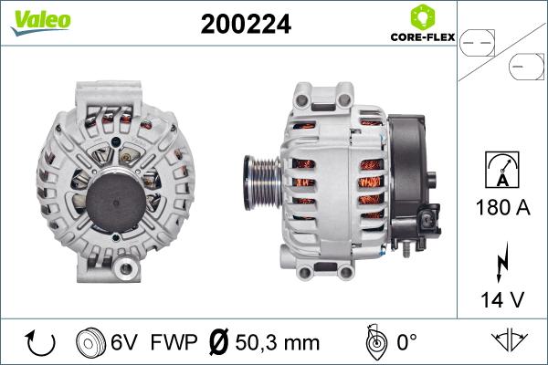 Valeo 200224 - Генератор unicars.by