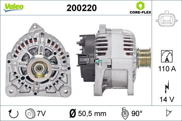 Valeo 200220 - Генератор unicars.by