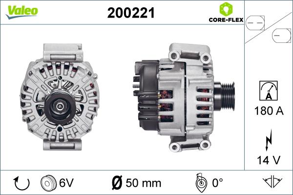 Valeo 200221 - Генератор unicars.by