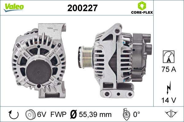 Valeo 200227 - Генератор unicars.by