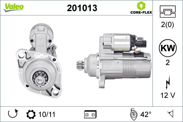 Valeo 201013 - Стартер unicars.by