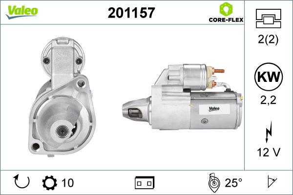 Valeo 201157 - Стартер unicars.by