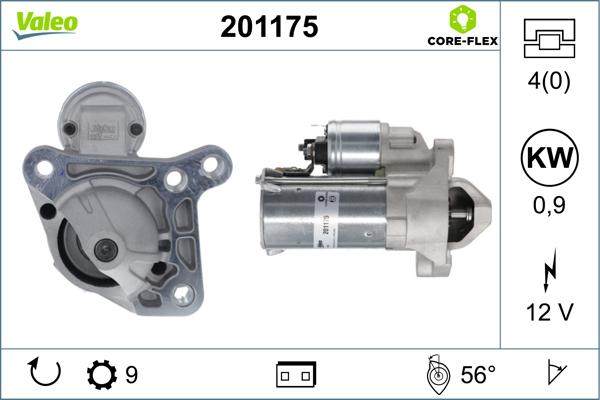 Valeo 201175 - Стартер unicars.by