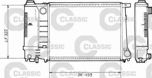 Ava Quality Cooling BWA2135 - Радиатор, охлаждение двигателя unicars.by