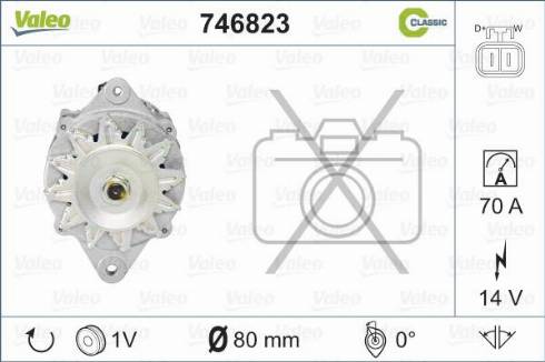 Valeo 746823 - Генератор unicars.by