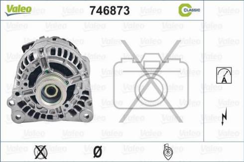 Valeo 746873 - Генератор unicars.by