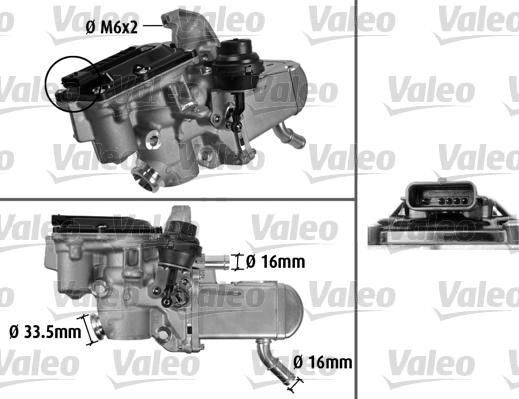 Valeo 700433 - Модуль возврата ОГ unicars.by