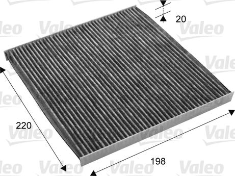 Valeo 715701 - Фильтр воздуха в салоне unicars.by