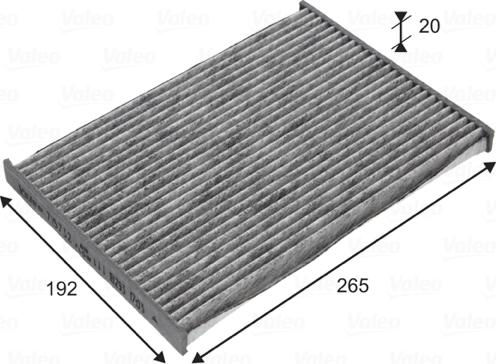 Valeo 715732 - Фильтр воздуха в салоне unicars.by