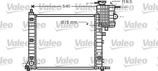 Valeo 734669 - Радиатор, охлаждение двигателя unicars.by