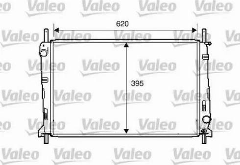 Valeo 734303 - Радиатор, охлаждение двигателя unicars.by