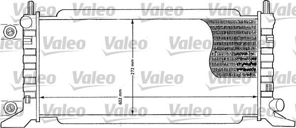 Valeo 730587 - Радиатор, охлаждение двигателя unicars.by