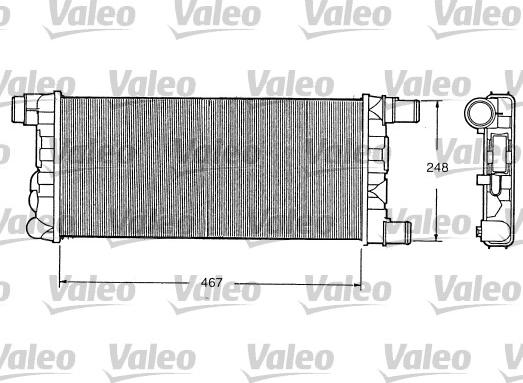 Valeo 730520 - Радиатор, охлаждение двигателя unicars.by