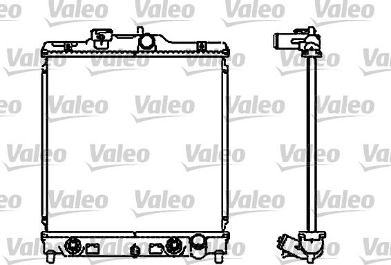 Valeo 731631 - Радиатор, охлаждение двигателя unicars.by