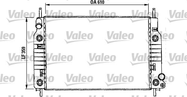 Valeo 731017 - Радиатор, охлаждение двигателя unicars.by