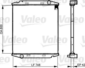 Valeo 733510 - Сердцевина радиатора, охлаждение двигателя unicars.by