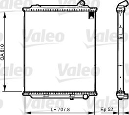 Valeo 733525 - Сердцевина радиатора, охлаждение двигателя unicars.by