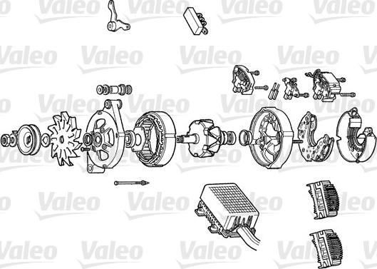 Valeo A14N90 - Генератор unicars.by